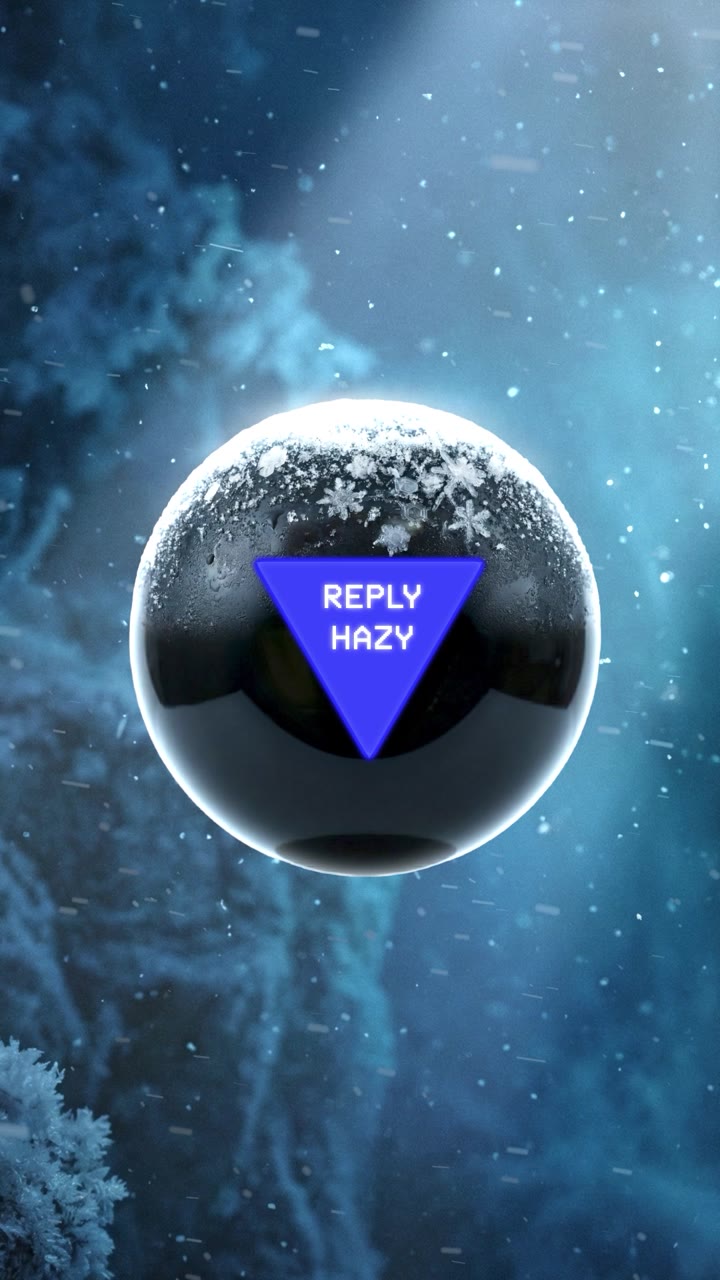 Snowbody Knowz magic 8-ball reel